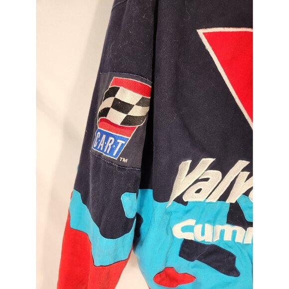 1990 Jeff Hamilton Nascar Racing Collection Jacket Valvoline Cummins Honda XxL - Picture 8 of 9